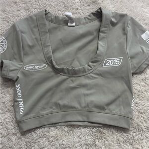 Darc Sport Green Crop Tank Top